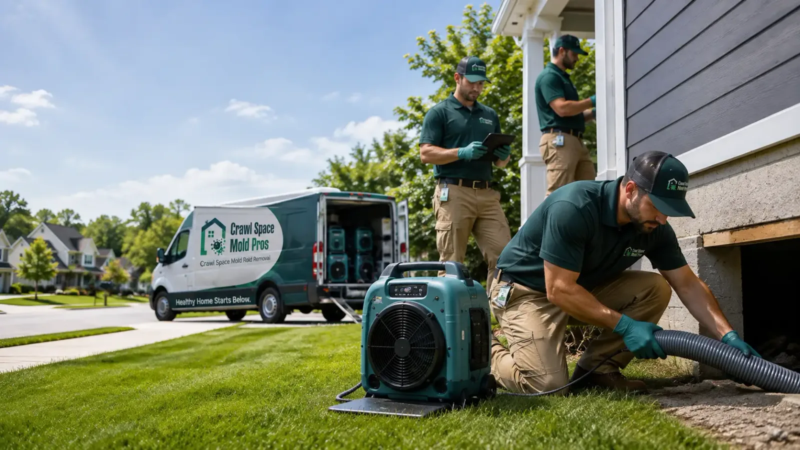 Crawl Space Mold Removal in Rocky Point, NY